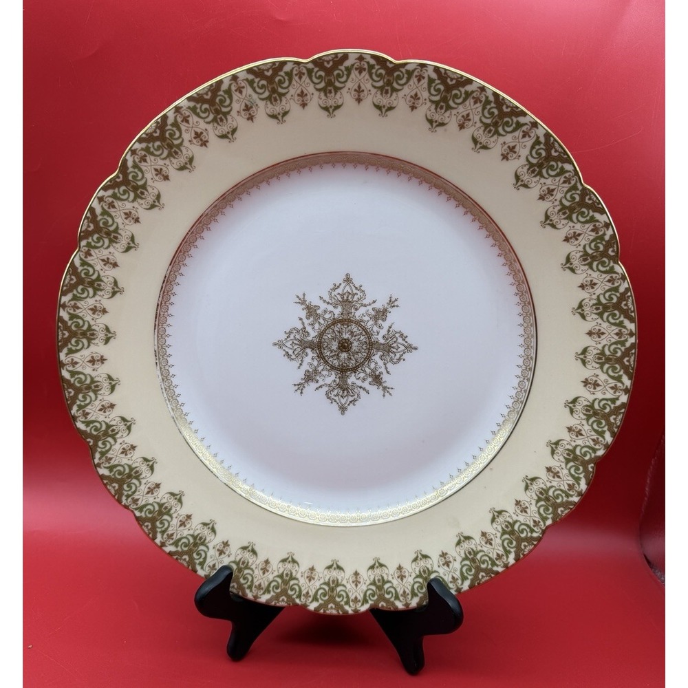 Antique C.AHRENFELDT Limoges Serving Plate 12" France